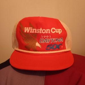 Mens vintage Wiston cup Daytona  500 snapback hat.